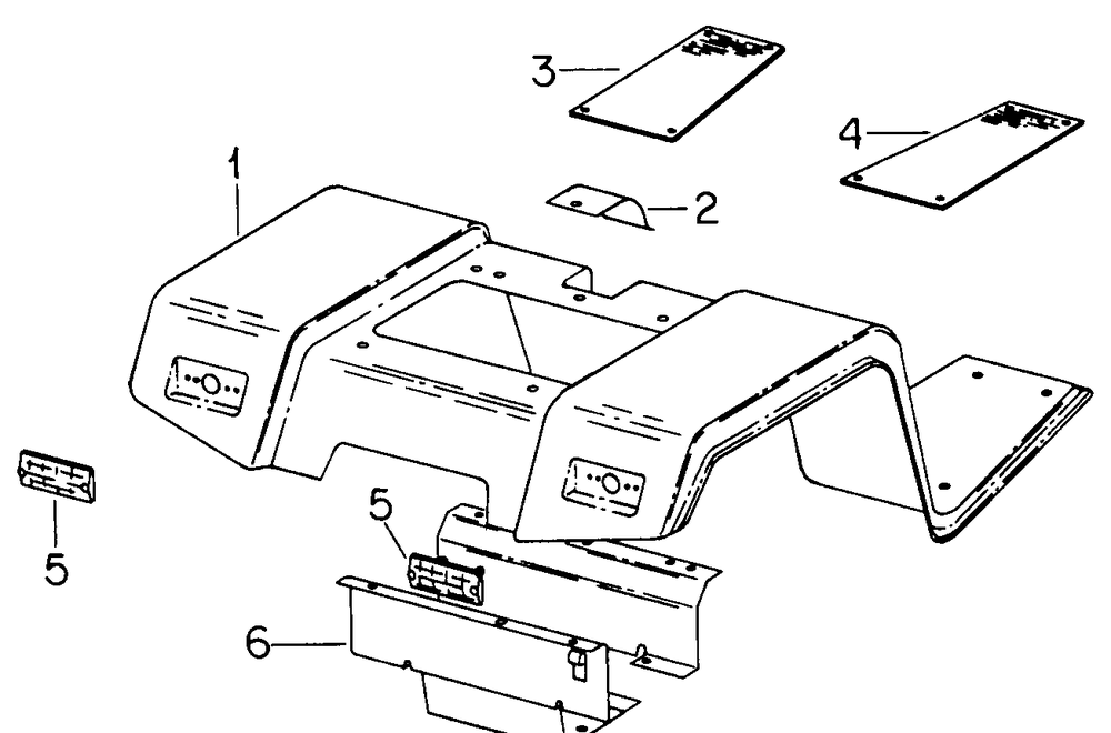 Fenders Diagram and Parts List for 1914 145986100-145986399-146986100-146986399 Cub Cadet Lawn Tractor